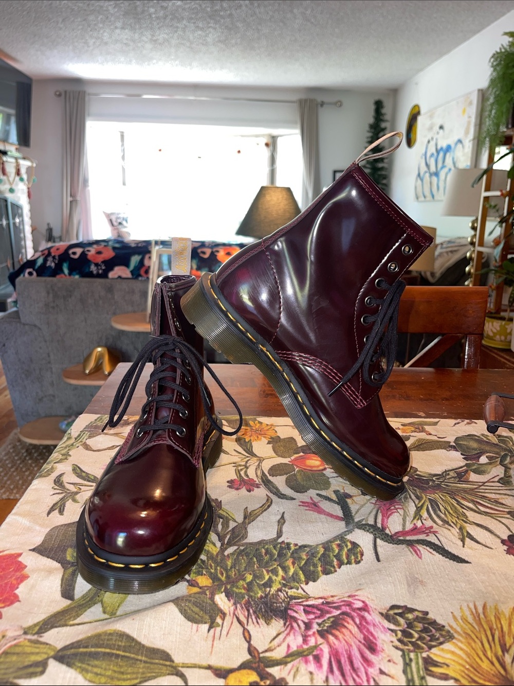 Dr.Marten Vegan Leather Boots - Picture 2 of 9
